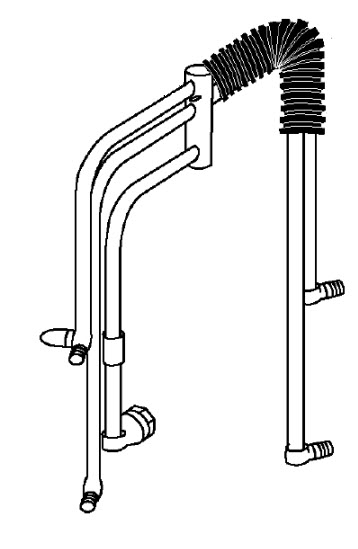 Evinrude Johnson OMC 5005404 - Manifold Fuel V4