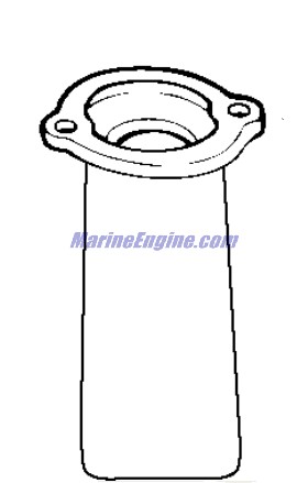 Evinrude Johnson OMC 5005433 - Cover & Tube Assembly
