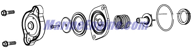 Evinrude Johnson OMC 5005457 - Blow Off Valve Assembly