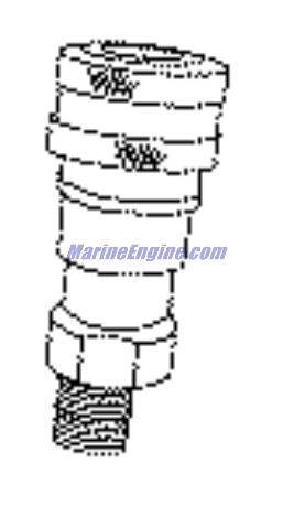 Evinrude Johnson OMC 5005527 - Fuel Connector Assembly