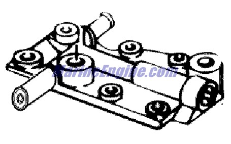 Evinrude Johnson OMC 5005572 - Carburetor Cover Assembly
