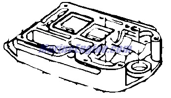 Evinrude Johnson OMC 5005577 - Adapter, Seal & Pin Assembly