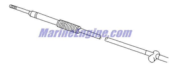 Evinrude Johnson OMC 5005692 - Throttle Cable Assembly