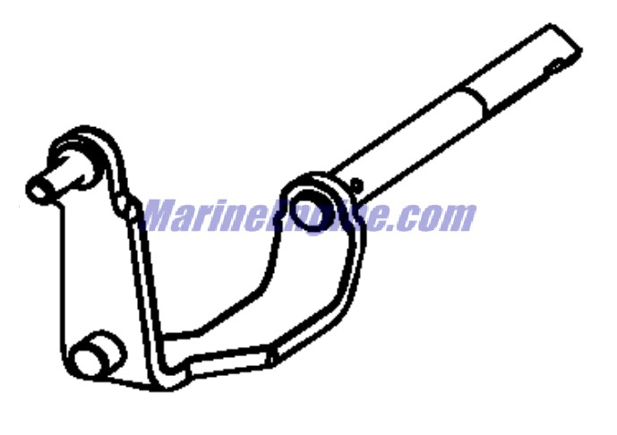 Evinrude Johnson OMC 5005702 - Shift Arm & Shaft Assembly