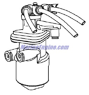 Evinrude Johnson OMC 5006143 - Oil Bracket Assembly