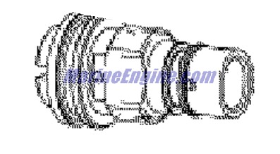 Evinrude Johnson OMC 5006321 - Manual Release Valve Assembly
