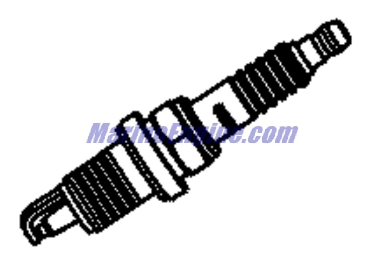 Evinrude Johnson OMC 5006525 - Spark Plug, QC12PEPB
