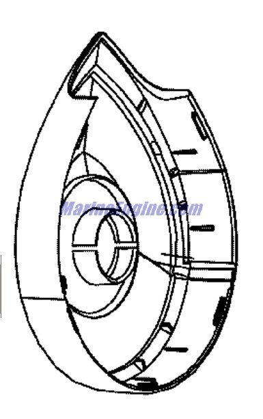 Evinrude Johnson OMC 5006539 - Lever Cap Assembly