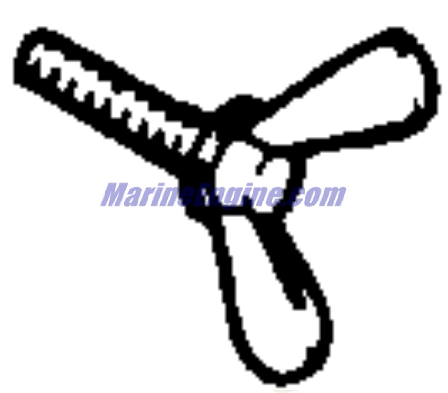 Evinrude Johnson OMC 5030047 - Bolt (wing)