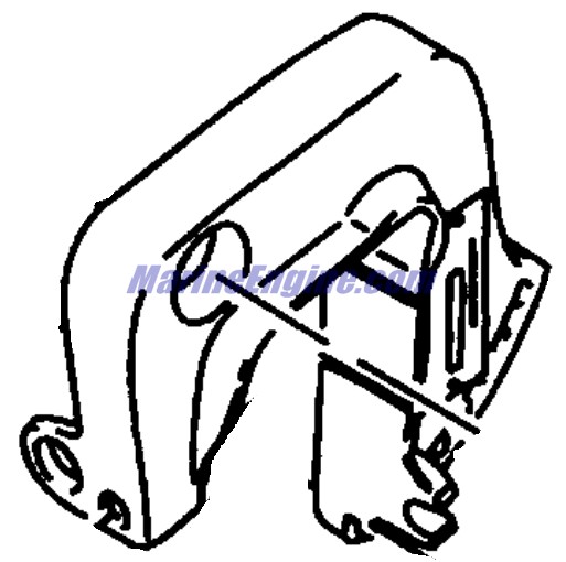 Evinrude Johnson OMC 5030230 - Stern Bracket - Port