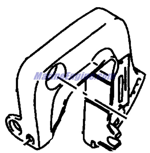 Evinrude Johnson OMC 5030231 - Stern Bracket - Port