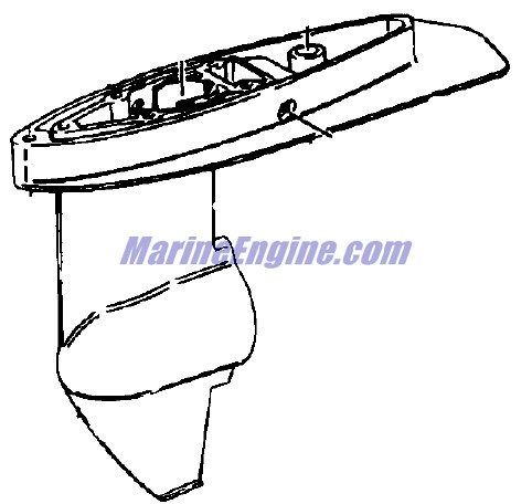Evinrude Johnson OMC 5030263 - Gearcase