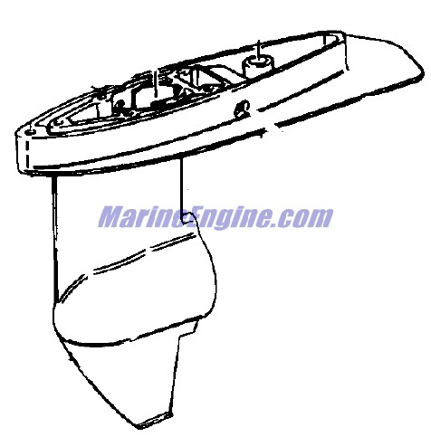 Evinrude Johnson OMC 5030264 - Gearcase