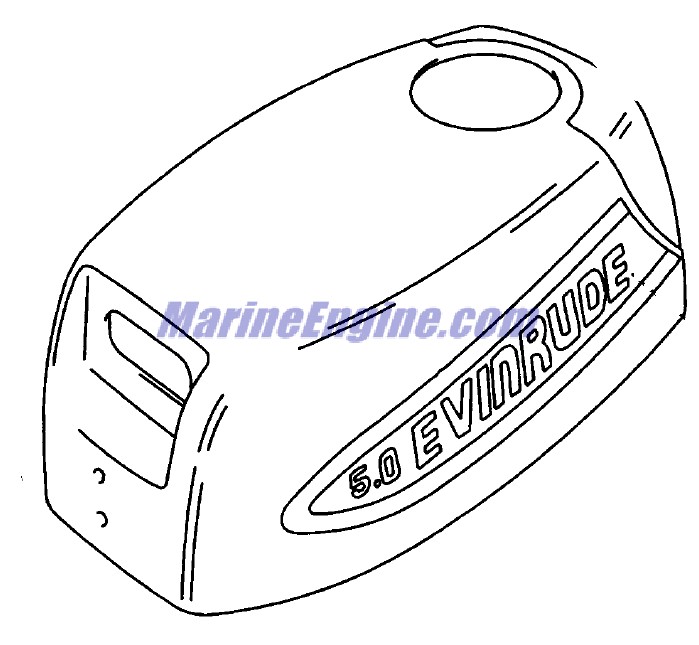 Evinrude Johnson OMC 5030294 - Engine Cover Set