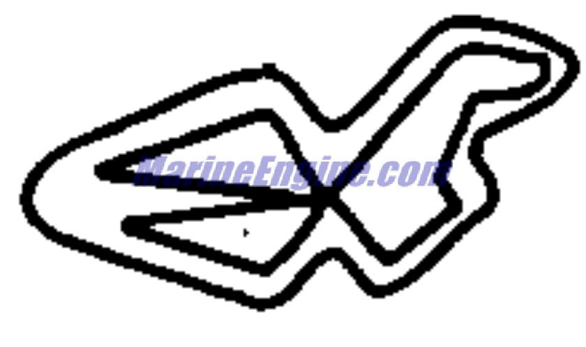 Evinrude Johnson OMC 5030296 - Mark, Engine Cover, Front