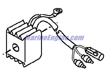 Evinrude Johnson OMC 5030356 - Rectifier Assembly