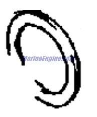 Evinrude Johnson OMC 5030450 - Washer, 28X36X2.4