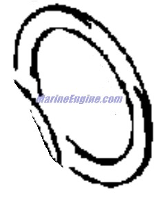 Evinrude Johnson OMC 5030483 - Shim, 40X50X1.3