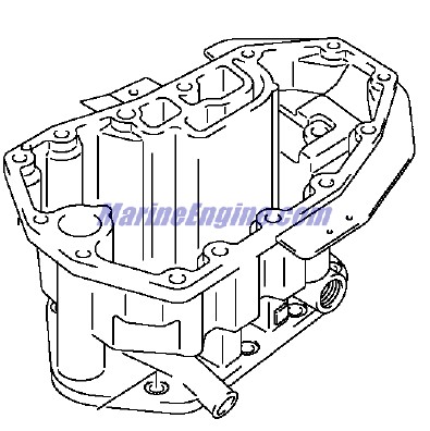 Evinrude Johnson OMC 5030636 - Oil Pan
