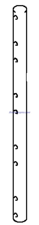 Evinrude Johnson OMC 5030665 - Shaft