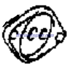 Evinrude Johnson OMC 5030683 - Seat, Rubber