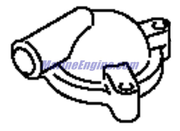Evinrude Johnson OMC 5030743 - Thermostat Cover