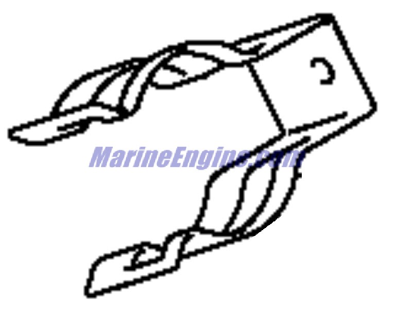 Evinrude Johnson OMC 5030751 - Clamp, Isc Silencer
