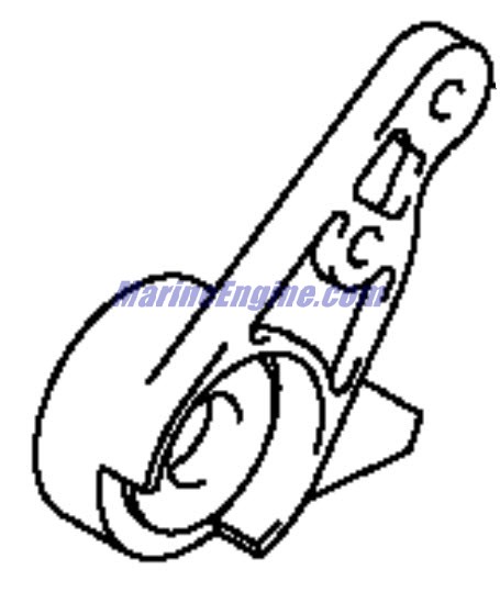 Evinrude Johnson OMC 5030770 - Clutch Control Lever