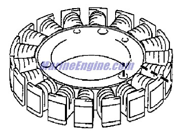Evinrude Johnson OMC 5030789 - Battery Charging Coil