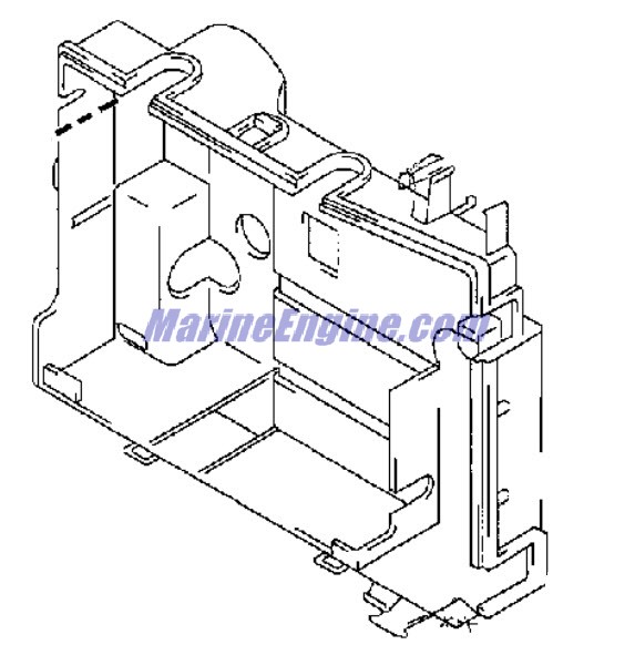 Evinrude Johnson OMC 5030796 - Electric Parts Holder