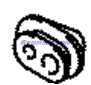 Evinrude Johnson OMC 5030817 - Grommet, Power Tilt & Trim Cable