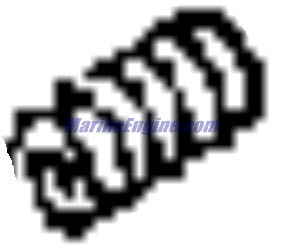 Evinrude Johnson OMC 5030845 - Tilt Lock Lever Spring
