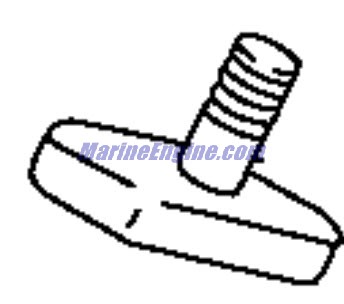 Evinrude Johnson OMC 5030857 - Trim Cylinder Ram Pad