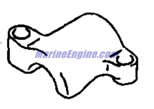 Evinrude Johnson OMC 5030890 - Upper Mount Cover Starboard