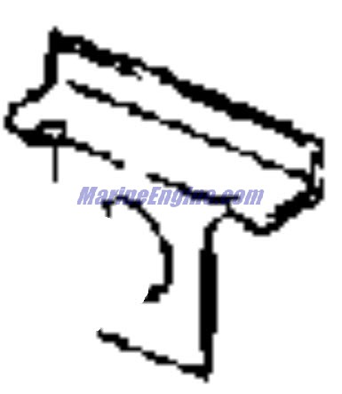 Evinrude Johnson OMC 5030909 - Exhaust Seal Plate
