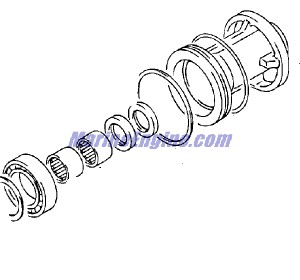 Evinrude Johnson OMC 5030910 - Housing Comp