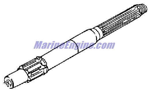 Evinrude Johnson OMC 5030921 - Propeller Shaft