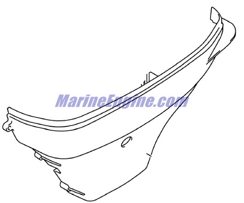 Evinrude Johnson OMC 5030946 - Side Cover, Stbd