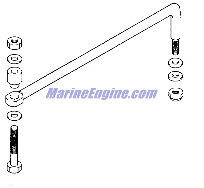 Evinrude Johnson OMC 5030957 - Drag Link Assembly