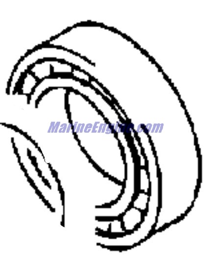 Evinrude Johnson OMC 5031016 - Ball Bearing