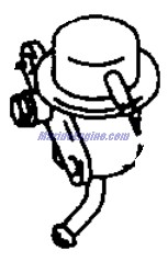 Evinrude Johnson OMC 5031072 - Fuel Regulater
