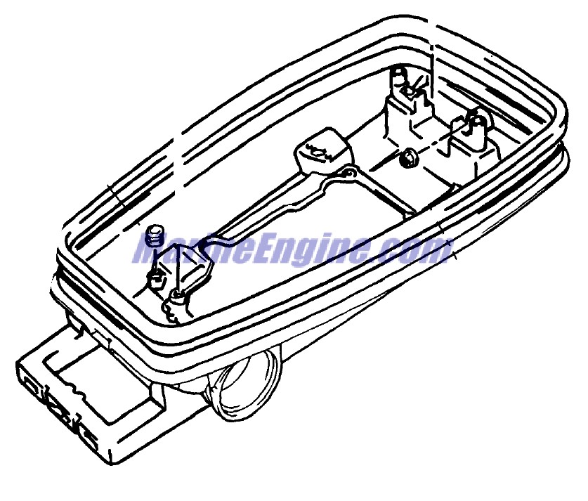 Evinrude Johnson OMC 5031178 - Lower Engine Cover