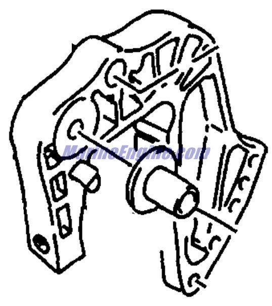 Evinrude Johnson OMC 5031189 - Stern Bracket - Starboard