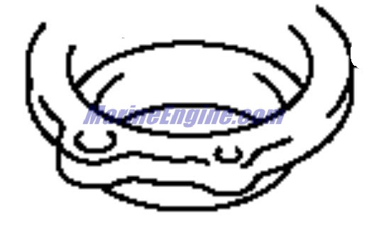 Evinrude Johnson OMC 5031305 - Housing, Lower Oil Seal