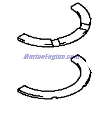 Evinrude Johnson OMC 5031320 - Metal Set, Crank Th