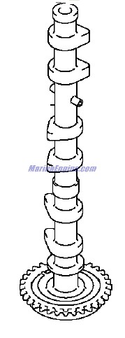 Evinrude Johnson OMC 5031329 - CamShaft Comp- Exhaust