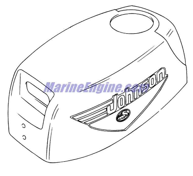 Evinrude Johnson OMC 5031749 - Engine Cover Assembly