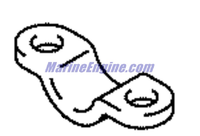 Evinrude Johnson OMC 5031781 - Plate, Shaft -Throttle