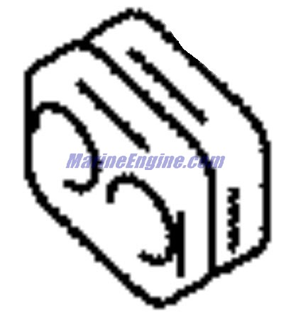 Evinrude Johnson OMC 5031789 - Grommet, Thro.Cable