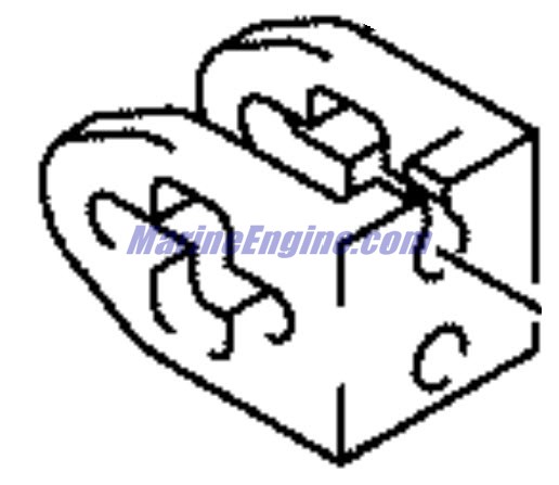 Evinrude Johnson OMC 5031792 - Holder, Remote Cable